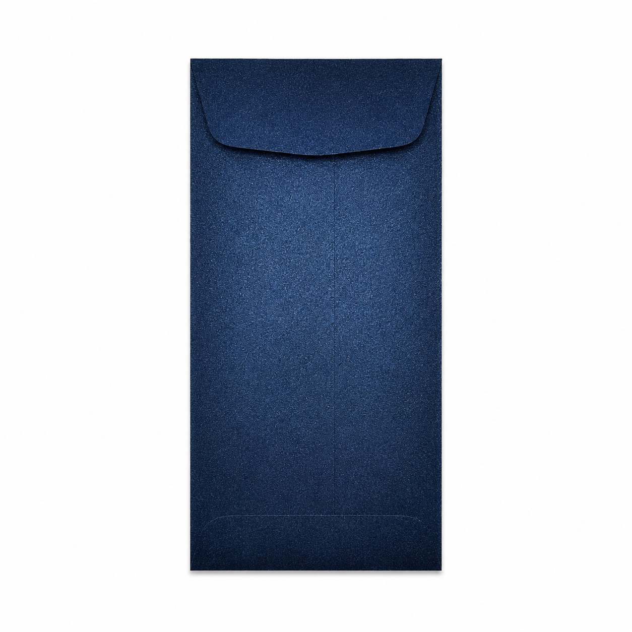 Navy blue envelope on a white background