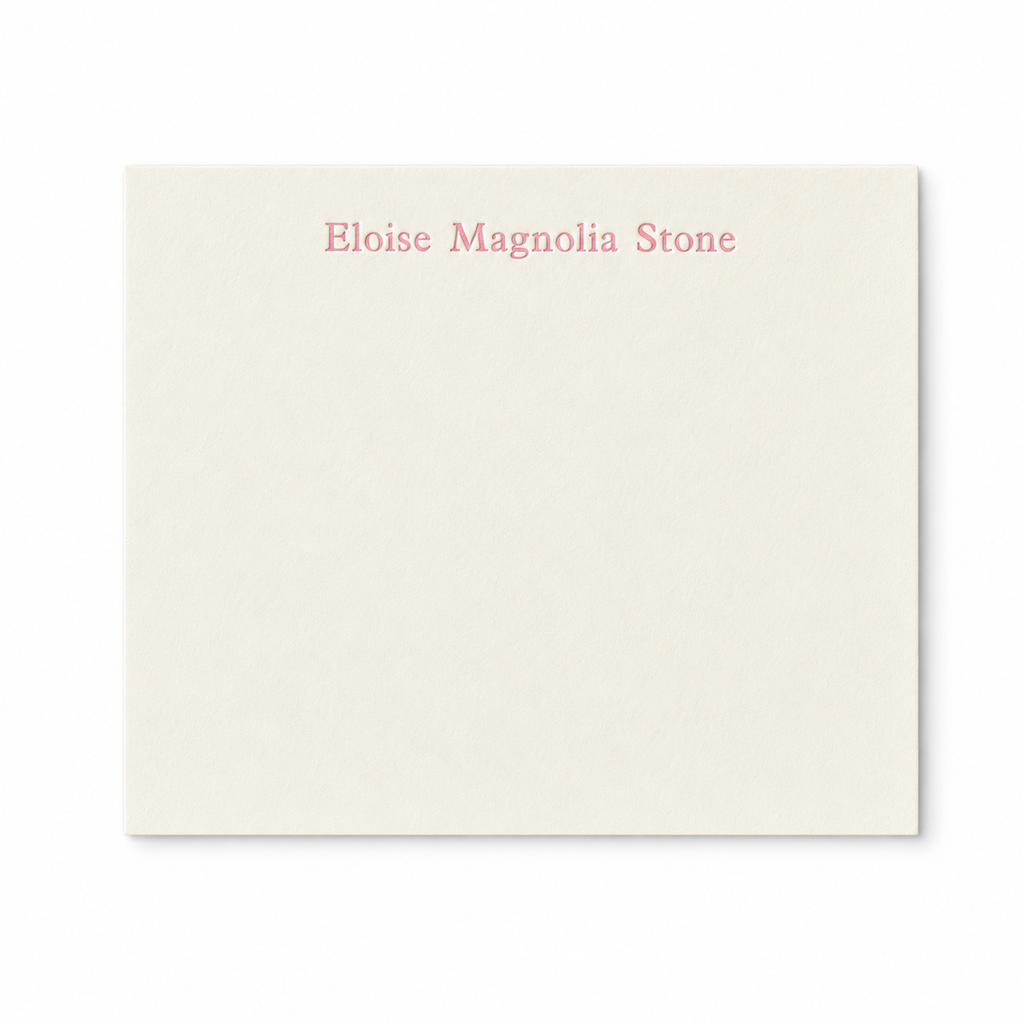 Personalized Stationery for Baby